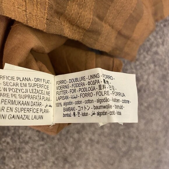 Zara Women's One Shoulder Sleeveless Top Brown Striped Tie Size S - Small - NWT - Picture 16 of 16